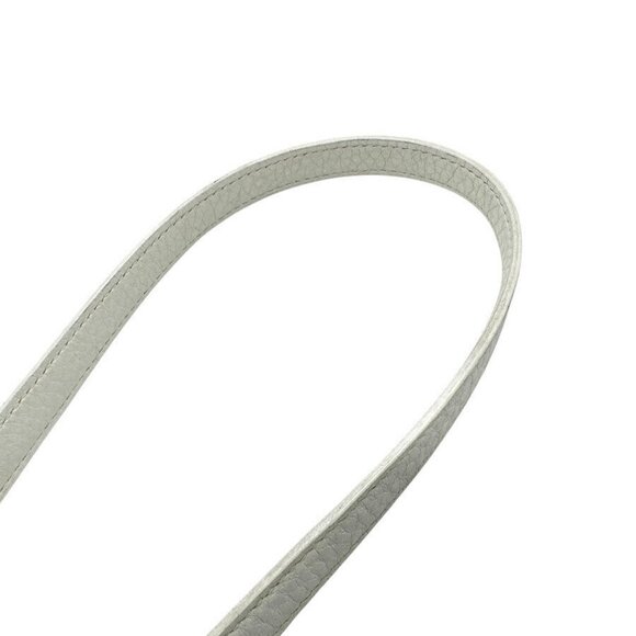 Auth HERMES Shoulder strap white Taurillon Clemence z2956 - Picture 3 of 9